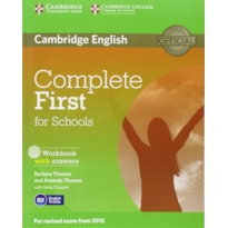 COMPLETE FIRST FOR SCHOOLS WB WITH ANSWERS WITH AUDIO CD