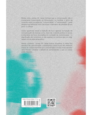 COMUNICAÇÃO COMO CULTURA: ENSAIOS SOBRE MÍDIA, TECNOLOGIA E SOCIEDADE