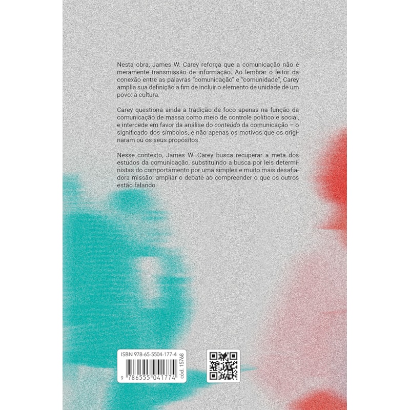 COMUNICAÇÃO COMO CULTURA - ENSAIOS SOBRE MÍDIA, TECNOLOGIA E SOCIEDADE