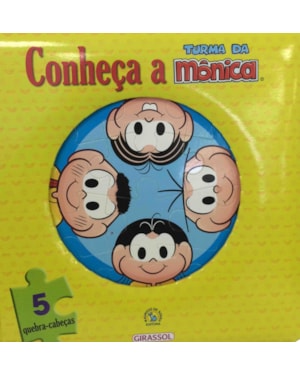 CONHEÇA A TURMA DA MÔNICA - LIVRO E QUEBRA-CABEÇA