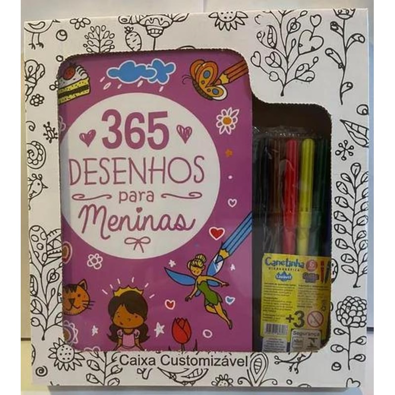 CONJUNTO 365 DESENHOS PARA MENINAS