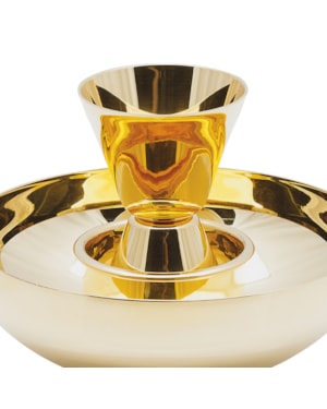 CONJUNTO DUAS ESPÉCIES 12CM DE ALTURA DOURADO 200 PARTICULAS