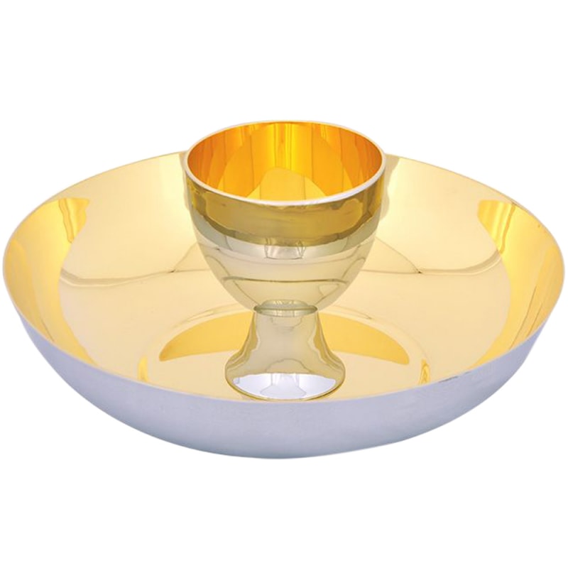 CONJUNTO DUAS ESPÉCIES 8CM DE ALTURA DOURADO INTERNO