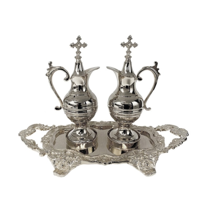 CONJUNTO GALHETEIRO ROMANO NIQUEL