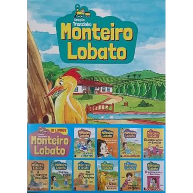 CONJUNTO MONTEIRO LOBATO TRENZINHO COM SACOLA