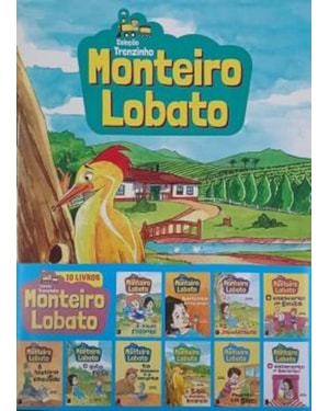 CONJUNTO MONTEIRO LOBATO TRENZINHO COM SACOLA