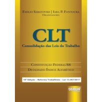 CONSOLIDAÇÃO DAS LEIS DO TRABALHO - CLT - MINIBOOK