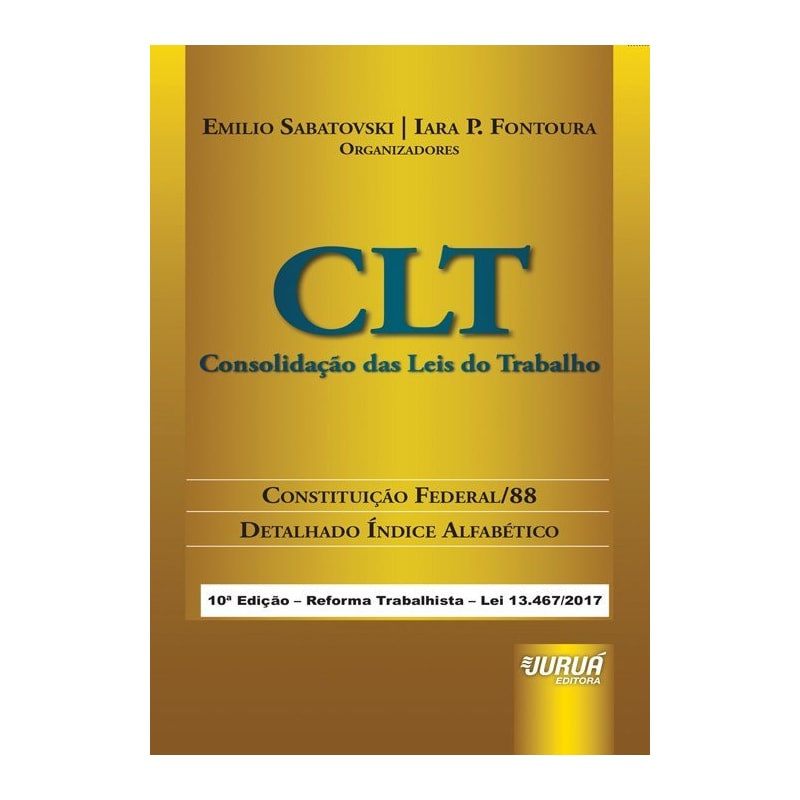 CONSOLIDAÇÃO DAS LEIS DO TRABALHO - CLT - MINIBOOK