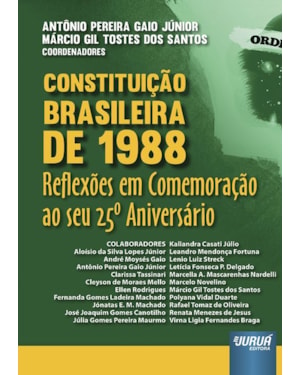 CONSTITUIÇÃO BRASILEIRA DE 1988 - REFLEXÕES EM COMEMORAÇÃO AO SEU 25º ANIVERSÁRIO