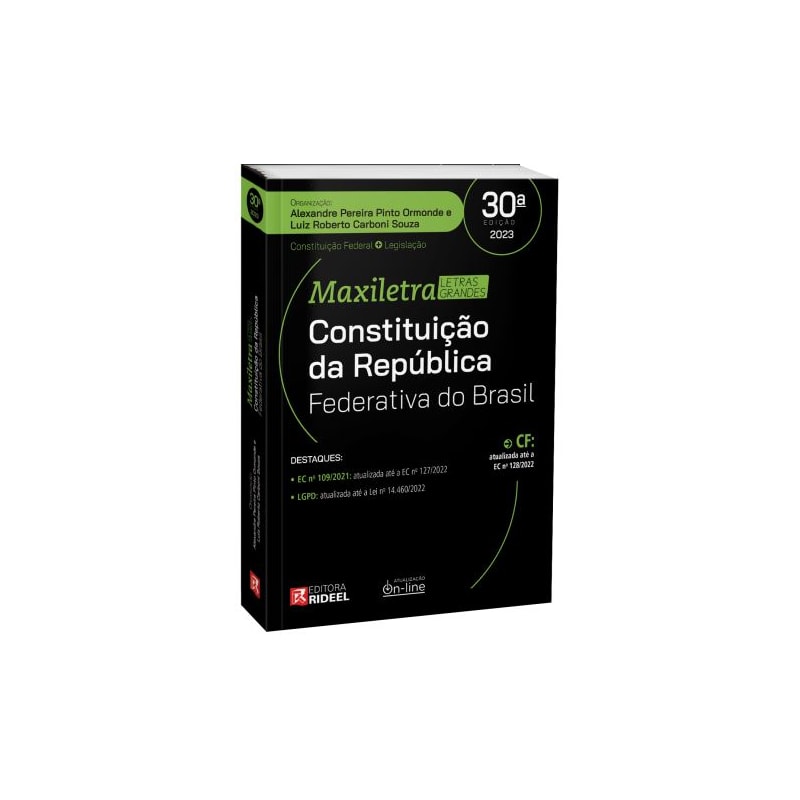 CONSTITUIÇÃO DA REPÚBLICA FEDERATIVA DO BRASIL COLEÇÃO MAXILETRA
