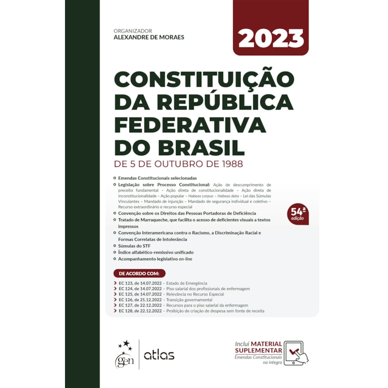 CONSTITUIÇÃO DA REPÚBLICA FEDERATIVA DO BRASIL - DE 5 DE OUTUBRO DE 1988