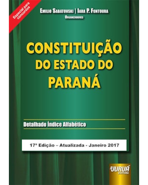 CONSTITUIÇÃO DO ESTADO DO PARANÁ - ESPECIAL PARA CONCURSOS