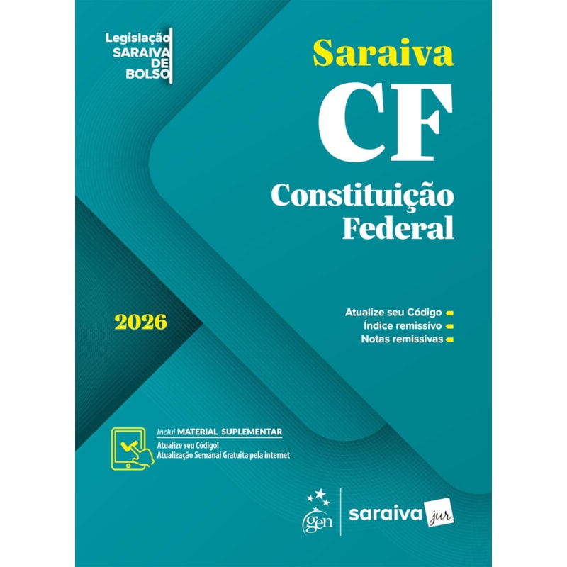 CONSTITUIÇÃO FEDERAL - LEGISLAÇÃO SARAIVA DE BOLSO - 1ª EDIÇÃO 2026