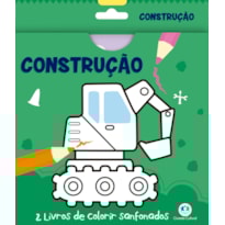 CONSTRUÇÃO - 2 LIVROS DE COLORIR SANFONADOS