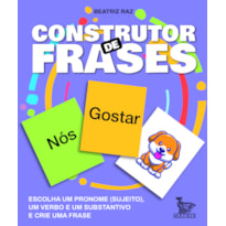 CONSTRUTOR DE FRASES: ESCOLHA UM PRONOME, UM VERBO E UM SUBSTANTIVO DE CRIE UMA FRASE