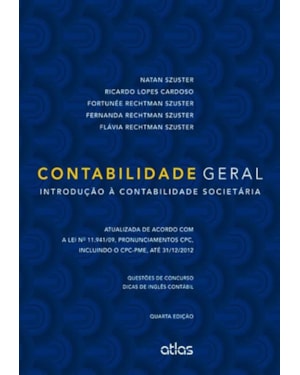 CONTABILIDADE GERAL: INTRODUÇÃO À CONTABILIDADE SOCIETÁRIA