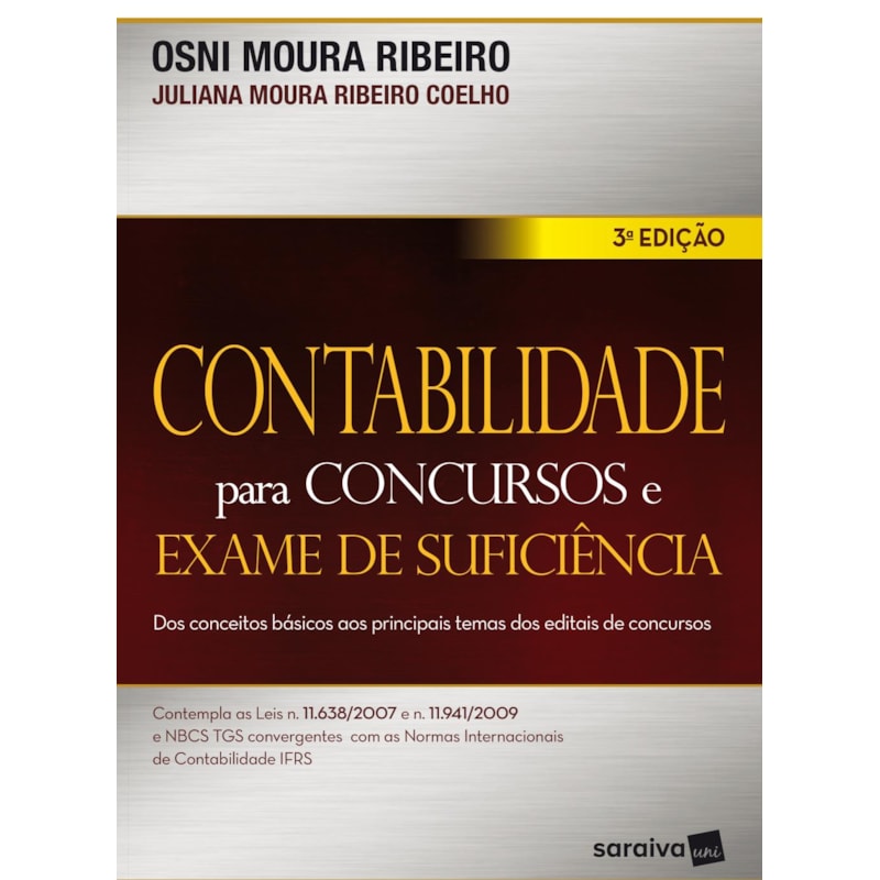 CONTABILIDADE PARA CONCURSOS E EXAME DE SUFICIÊNCIA