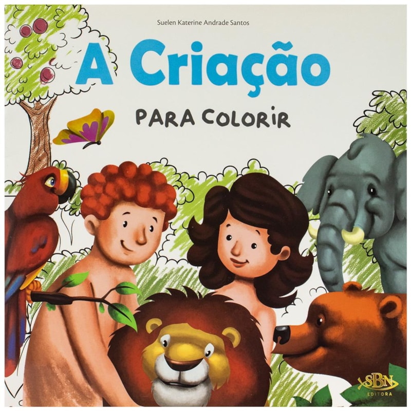 CONTOS BÍBLICOS PARA COLORIR: A CRIAÇÃO