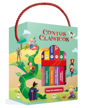 Contos clássicos - Box com 12 mini livros