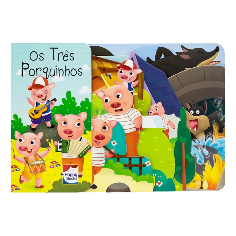 CONTOS CLÁSSICOS COM ABAS: TRÊS PORQUINHOS, OS