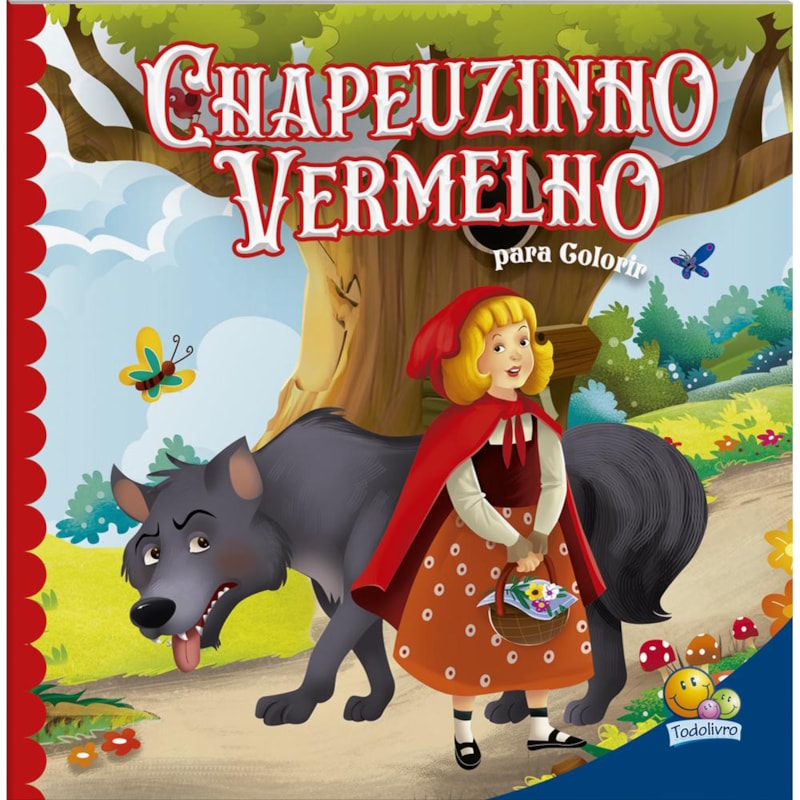 CONTOS CLÁSSICOS PARA COLORIR: CHAPEUZINHO VERMELHO