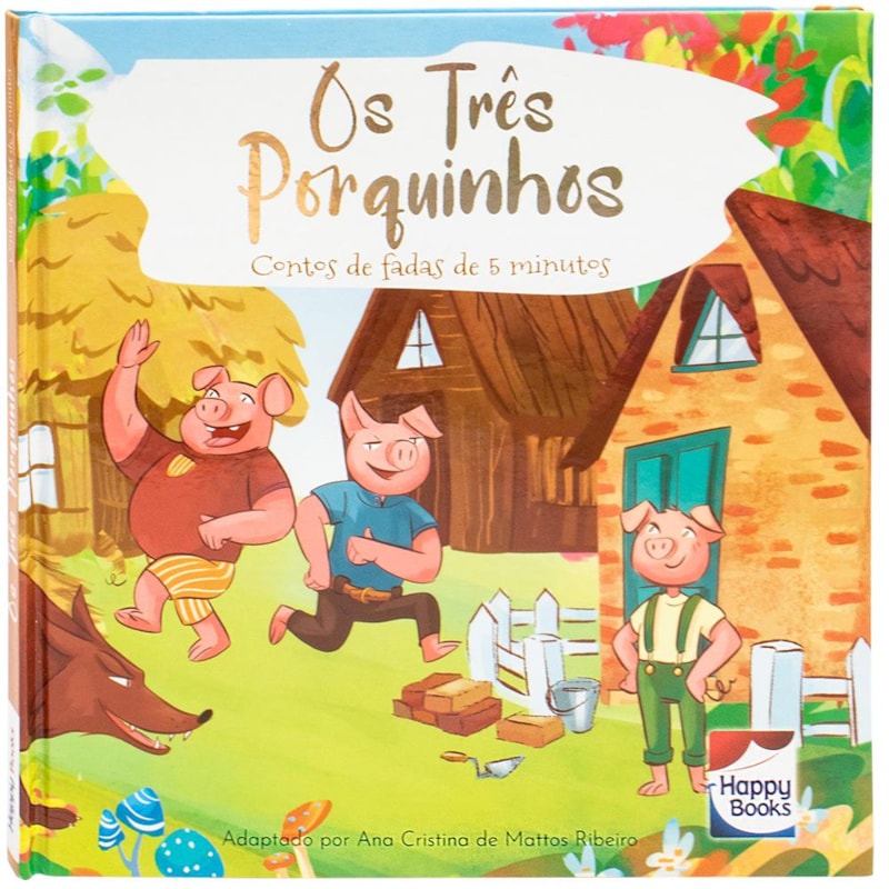 CONTOS DE FADAS DE 5 MINUTOS: TRÊS PORQUINHOS, OS