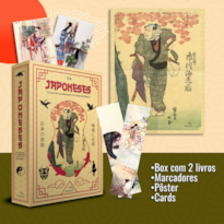 CONTOS DE GUERREIROS E OUTRAS HISTÓRIAS - BOX MITOLOGIA JAPONESA: 2 LIVROS, PÔSTER, CARDS, MARCADORES