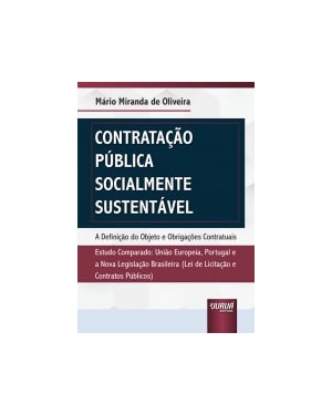 CONTRATAÇÃO PÚBLICA SOCIALMENTE SUSTENTÁVEL