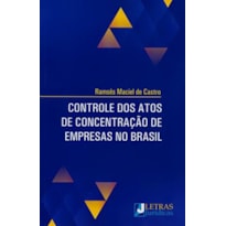 Controle dos atos de concentração de empresas no Brasil