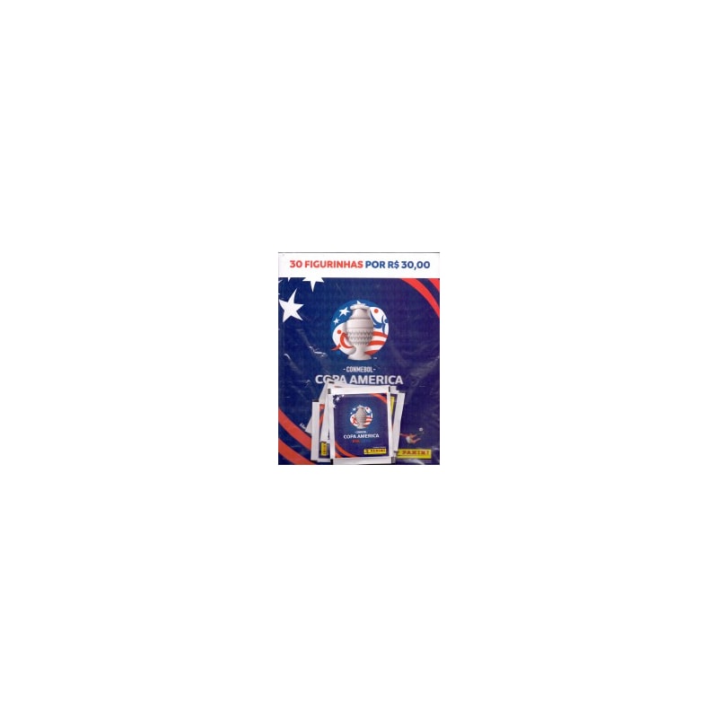 COPA AMERICA 2024 - CARTELA + 6 ENVELOPES