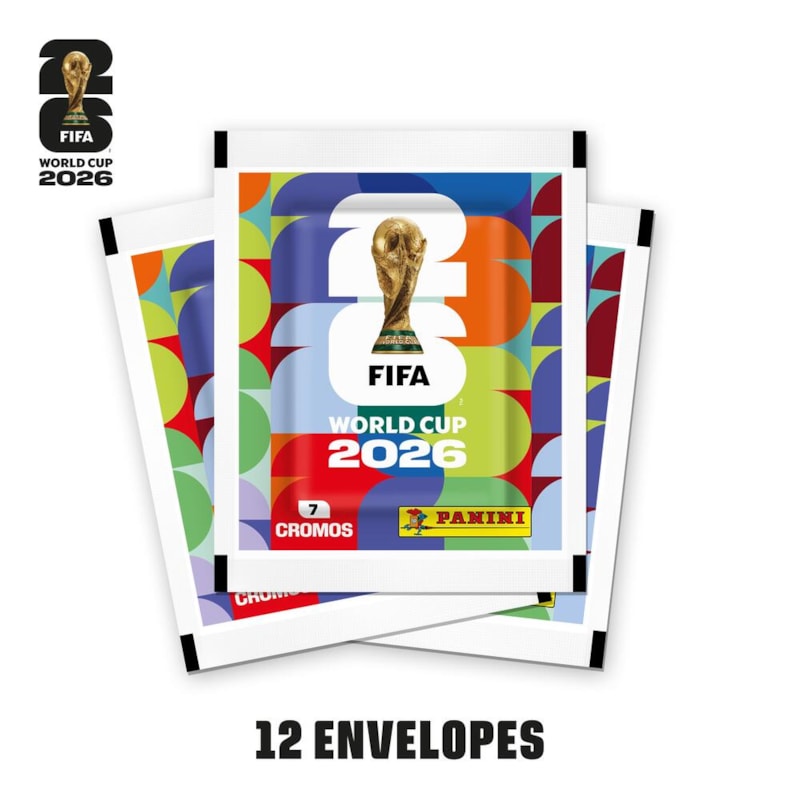 COPA DO MUNDO 2026 - BLISTER CARTELA + 12 ENVELOPES