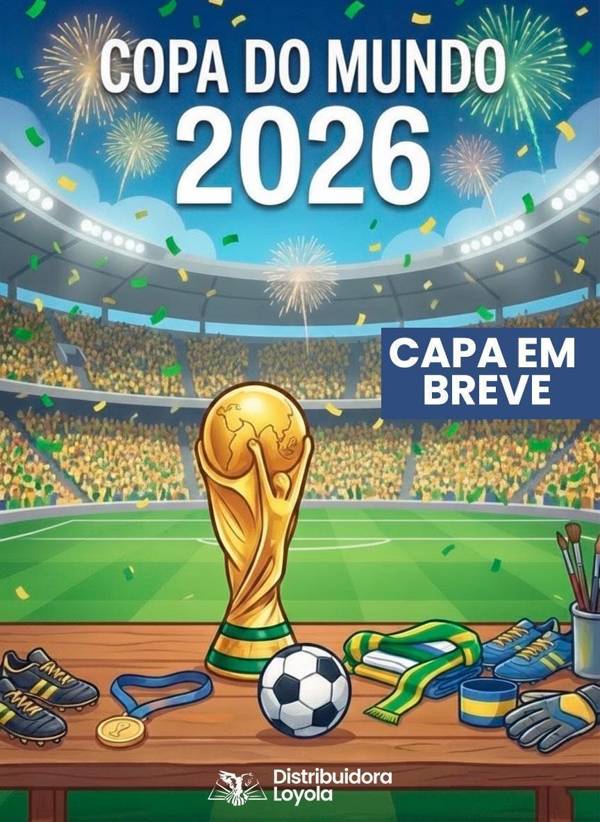 COPA DO MUNDO 2026 BLISTER CARTELA 12 ENVELOPES Livraria Loyola 635386 