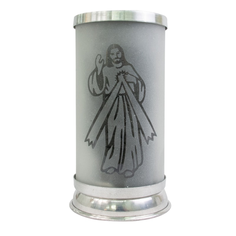 COPO PARA VELA FOSCO VAZADO JESUS MISERICORDIOSO