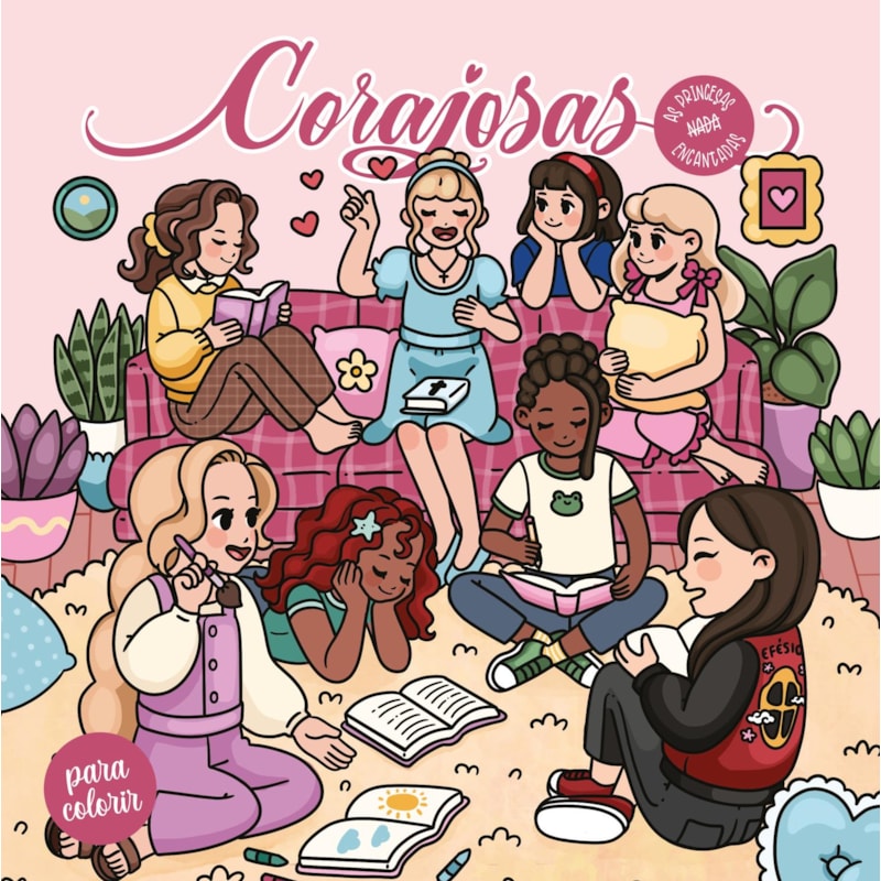 Corajosas - para colorir: as princesas nada encantadas
