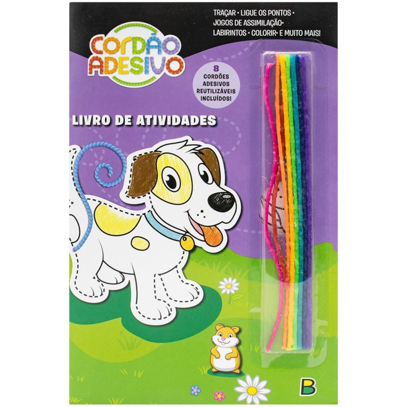CORDÃO ADESIVO - LIVRO DE ATIVIDADES: ROXO