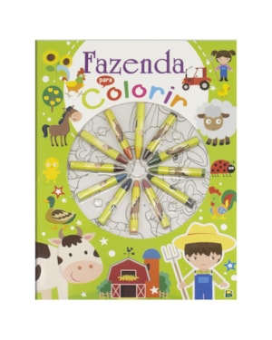 CORES EM AÇÃO! FAZENDA PARA COLORIR