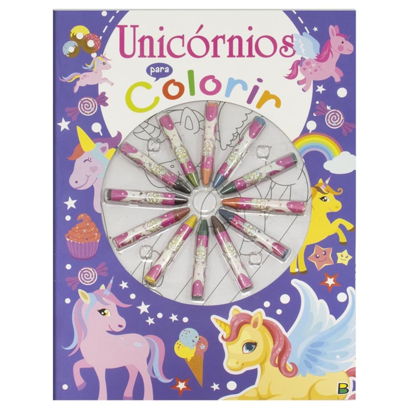 CORES EM AÇÃO! UNICÓRNIOS PARA COLORIR