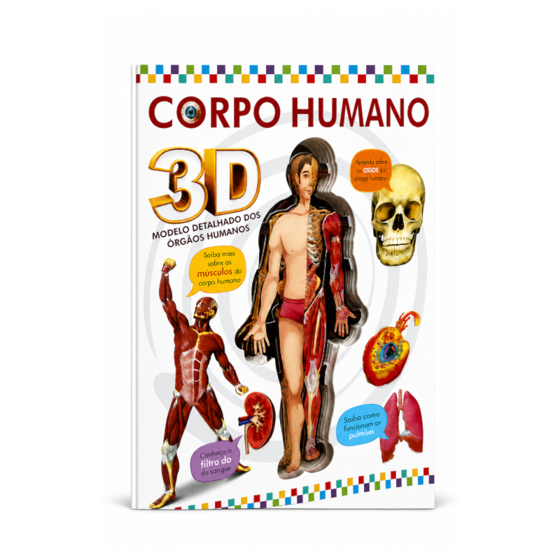 Corpo humano 3d - camadas
