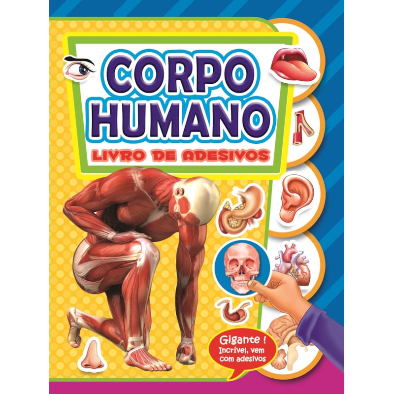 CORPO HUMANO - LIVRO DE ADESIVOS