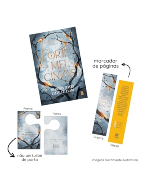 CORTE DE MEL E CINZAS + NÃO PERTURBE + MARCA PÁGINA: LIVRO 1 DA SÉRIE MEL E GELO
