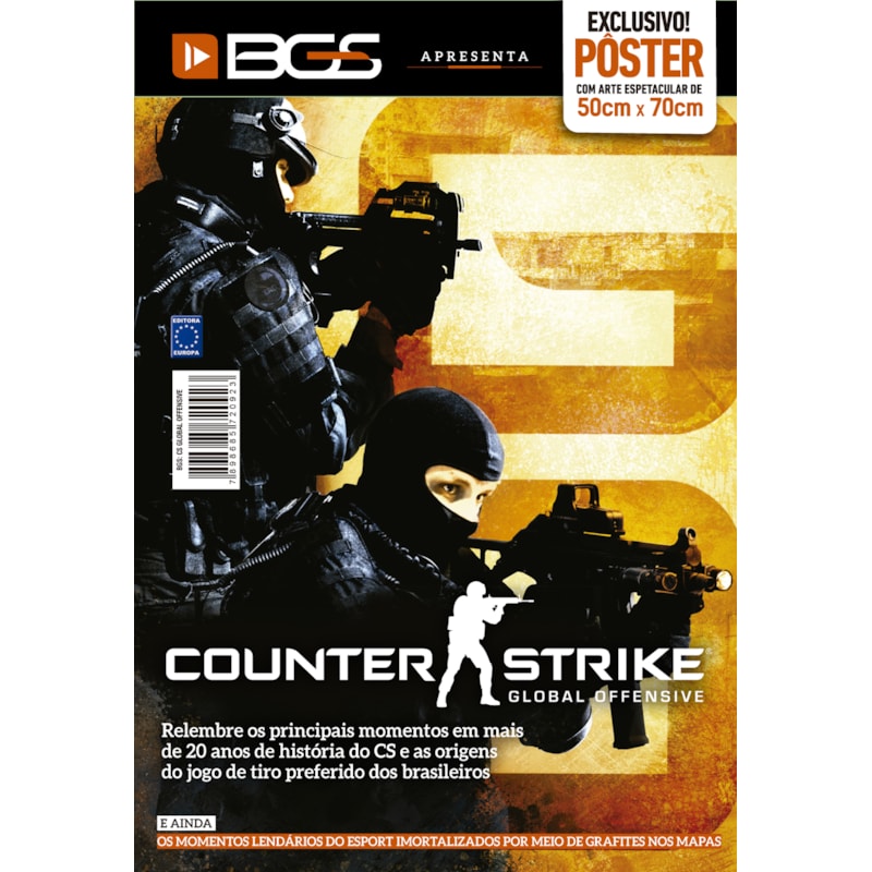 COUNTER STRIKE GLOBAL OFFENSIVE - SUPERPÔSTER BGS