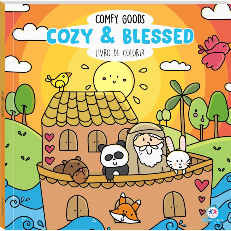 COZY AND BLESSED - LIVRO DE COLORIR