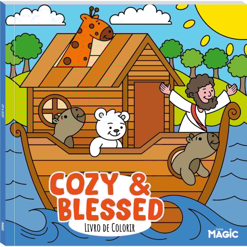 COZY AND BLESSED - LIVRO DE COLORIR