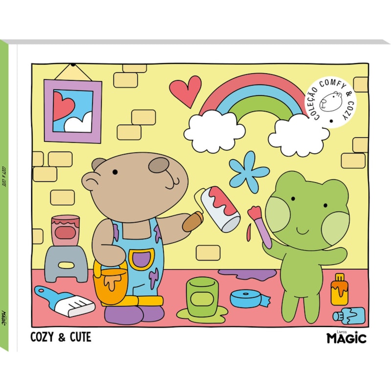 COZY AND CUTE - LIVRO DE COLORIR