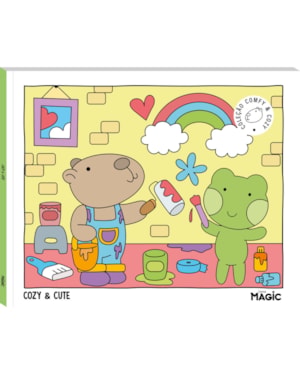 COZY AND CUTE - LIVRO DE COLORIR