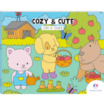 COZY AND CUTE - LIVRO DE COLORIR