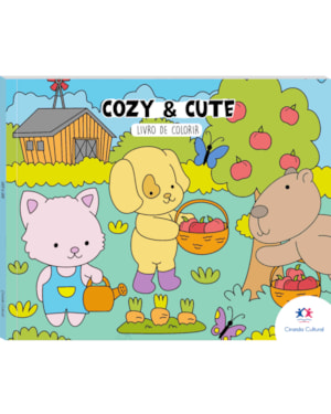 COZY AND CUTE - LIVRO DE COLORIR