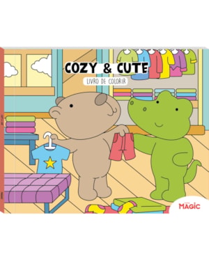 COZY AND CUTE - LIVRO DE COLORIR