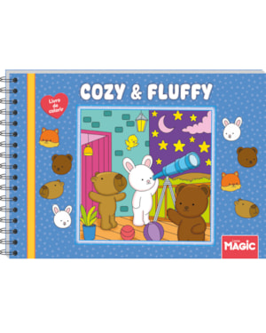 COZY AND FLUFFY BLUISH - LIVRO DE COLORIR