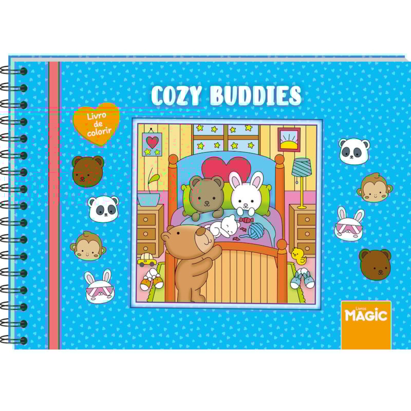 COZY BUDDIES - LIVRÃO DE COLORIR